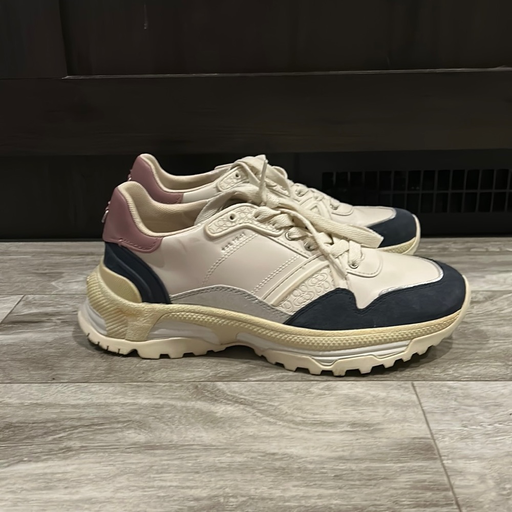 Coach Chunky Sneakers Color Block Size 9